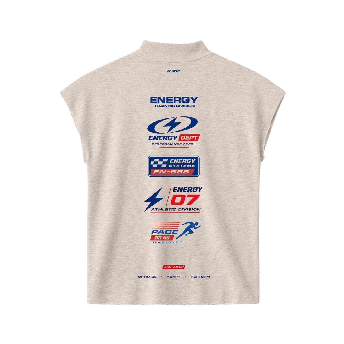 Energy Athletic Dept. Sleeveless Mock Neck Tee